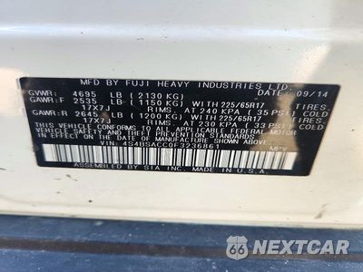 Zdjęcie 13 z 13 samochodu: 2015 SUBARU OUTBACK 2.5I PREMIUM VIN:4S4BSACC0F3236861 - miniatura