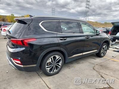 Trzecie zdjęcie samochodu z tyłu: 2019 HYUNDAI SANTA FE LIMITED 2.0T VIN:5NMS5CAA2KH136166 - miniatura