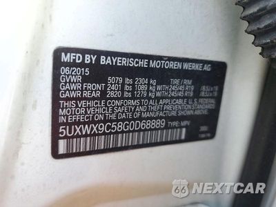 Zdjęcie 13 z 13 samochodu: 2016 BMW X3 XDRIVE28I VIN:5UXWX9C58G0D68889 - miniatura