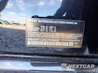 Zdjęcie 12 z 12 samochodu: 2020 BMW 330I VIN:WBA5R1C00LFH39402 - miniatura
