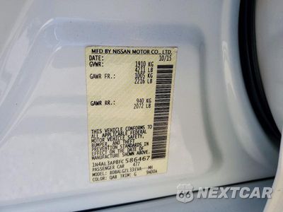 Zdjęcie 13 z 13 samochodu: 2015 NISSAN ALTIMA 2.5 S VIN:1N4AL3AP8FC586467 - miniatura