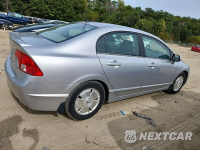 Trzecie zdjęcie samochodu z tyłu: 2007 HONDA CIVIC HYBRID VIN:JHMFA36247S005118 - miniatura