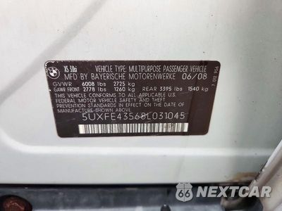 Zdjęcie 14 z 14 samochodu: 2008 BMW X5 3.0I VIN:5UXFE43568L031045 - miniatura
