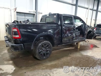 Trzecie zdjęcie samochodu z tyłu: 2021 RAM 1500 LARAMIE VIN:1C6SRFJT0MN579940 - miniatura
