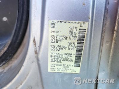 Zdjęcie 13 z 13 samochodu: 2016 NISSAN NV 2500 HD SV VIN:1N6BF0KY2GN801551 - miniatura