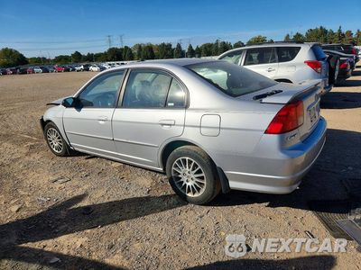 Drugie zdjęcie samochodu z przodu: 2005 HONDA CIVIC LX VIN:2HGES16525H605098 - miniatura