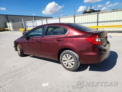Drugie zdjęcie samochodu z przodu: 2012 HONDA CIVIC LX VIN:2HGFB2F54CH584276 - miniatura
