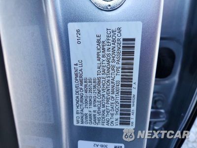 Zdjęcie 12 z 12 samochodu: 2026 HONDA ACCORD HYBRID SPORT-L VIN:1HGCY2F71TA007433 - miniatura