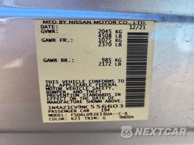 Zdjęcie 12 z 12 samochodu: 2022 NISSAN LEAF SV VIN:1N4AZ1CV9NC556603 - miniatura
