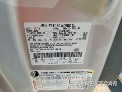 Zdjęcie 12 z 12 samochodu: 2013 FORD F150 SUPERCREW VIN:1FTFW1ET9DKE11814 - miniatura