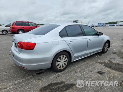 Trzecie zdjęcie samochodu z tyłu: 2014 VOLKSWAGEN JETTA BASE VIN:3VW2K7AJ6EM306317 - miniatura
