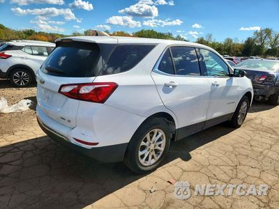 Trzecie zdjęcie samochodu z tyłu: 2020 CHEVROLET EQUINOX LT VIN:2GNAXTEV3L6233721 - miniatura