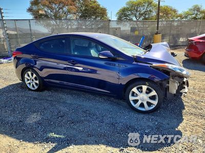 Czwarte zdjęcie samochodu z boku: 2012 HYUNDAI ELANTRA LIMITED VIN:5NPDH4AE5CH095237 - miniatura