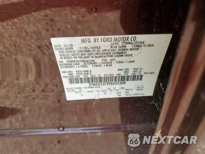 Zdjęcie 13 z 13 samochodu: 2009 FORD FLEX SEL VIN:2FMDK52C99BA03308 - miniatura