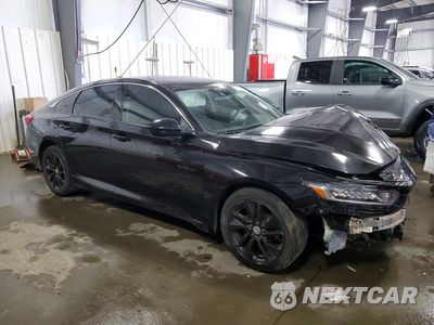 Czwarte zdjęcie samochodu z boku: 2019 HONDA ACCORD LX VIN:1HGCV1F14KA123321 - miniatura