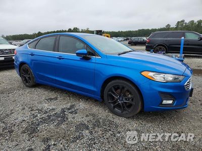 Czwarte zdjęcie samochodu z boku: 2019 FORD FUSION SE VIN:3FA6P0HD3KR194335 - miniatura