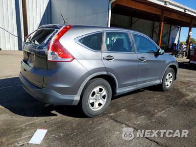Trzecie zdjęcie samochodu z tyłu: 2013 HONDA CR-V LX VIN:2HKRM3H38DH502730 - miniatura