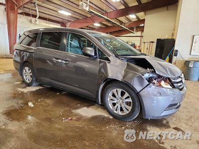 Czwarte zdjęcie samochodu z boku: 2016 HONDA ODYSSEY EXL VIN:5FNRL5H69GB087106 - miniatura