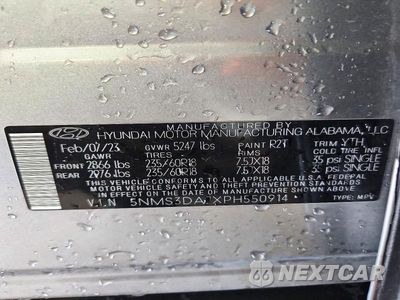 Zdjęcie 12 z 12 samochodu: 2023 HYUNDAI SANTA FE SEL PREMIUM VIN:5NMS3DAJXPH550914 - miniatura