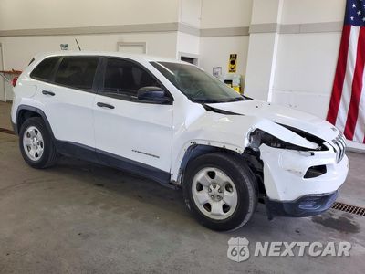 Czwarte zdjęcie samochodu z boku: 2016 JEEP CHEROKEE SPORT VIN:1C4PJMAB2GW219682 - miniatura