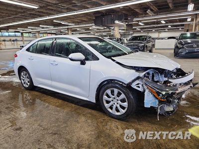 Czwarte zdjęcie samochodu z boku: 2021 TOYOTA COROLLA LE VIN:5YFEPMAE7MP202767 - miniatura