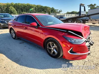 Czwarte zdjęcie samochodu z boku: 2021 HYUNDAI SONATA SE VIN:5NPEG4JA3MH078426 - miniatura