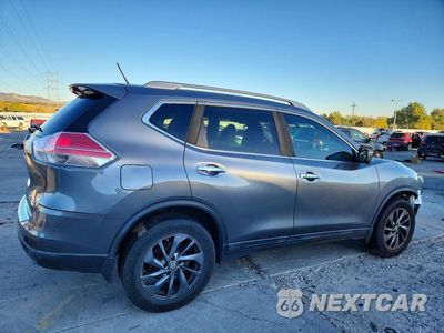 Trzecie zdjęcie samochodu z tyłu: 2016 NISSAN ROGUE SL VIN:5N1AT2MV8GC762400 - miniatura