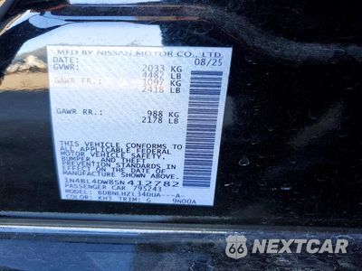 Zdjęcie 12 z 12 samochodu: 2025 NISSAN ALTIMA SV VIN:1N4BL4DW8SN412782 - miniatura