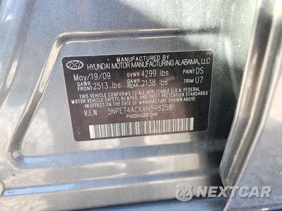 Zdjęcie 13 z 13 samochodu: 2010 HYUNDAI SONATA GLS VIN:5NPET4ACXAH598258 - miniatura