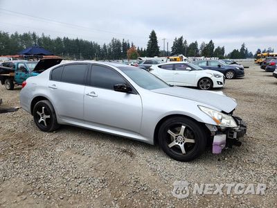 Czwarte zdjęcie samochodu z boku: 2012 INFINITI G37 SEDAN X VIN:JN1CV6AR5CM973518 - miniatura