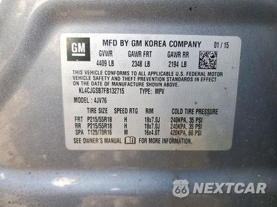Zdjęcie 13 z 13 samochodu: 2015 BUICK ENCORE VIN:KL4CJGSB7FB132715 - miniatura
