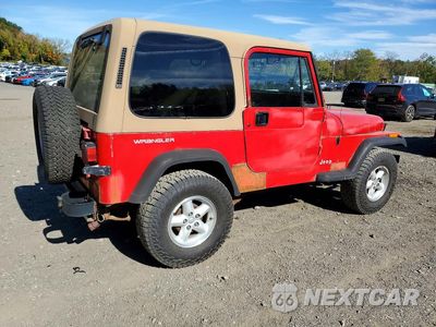 Trzecie zdjęcie samochodu z tyłu: 1991 JEEP WRANGLER VIN:2J4FY19P8MJ121131 - miniatura