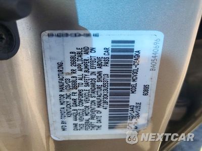 Zdjęcie 12 z 12 samochodu: 2003 TOYOTA CAMRY XLE V6 VIN:4T1BF30K13U553713 - miniatura