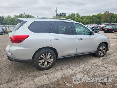 Trzecie zdjęcie samochodu z tyłu: 2018 NISSAN PATHFINDER SL VIN:5N1DR2MN2JC641722 - miniatura