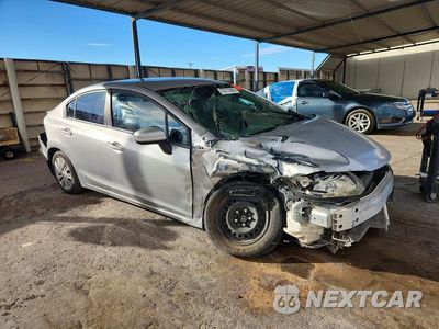 Czwarte zdjęcie samochodu z boku: 2014 HONDA CIVIC LX VIN:19XFB2F5XEE035405 - miniatura