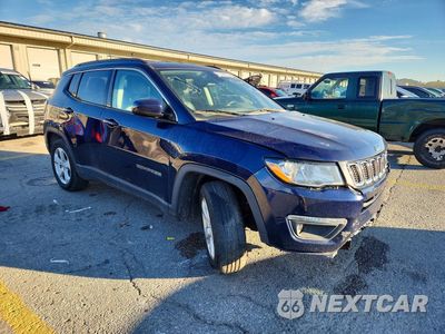Czwarte zdjęcie samochodu z boku: 2020 JEEP COMPASS LATITUDE VIN:3C4NJCBB4LT141647 - miniatura