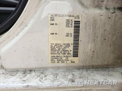 Zdjęcie 13 z 13 samochodu: 2020 NISSAN ALTIMA S VIN:1N4BL4BV5LC269037 - miniatura