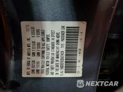 Zdjęcie 13 z 13 samochodu: 2014 HONDA ACCORD EXL VIN:1HGCR2F83EA074009 - miniatura