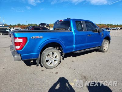 Trzecie zdjęcie samochodu z tyłu: 2021 FORD F150 SUPER CAB VIN:1FTEX1EP8MFA43355 - miniatura