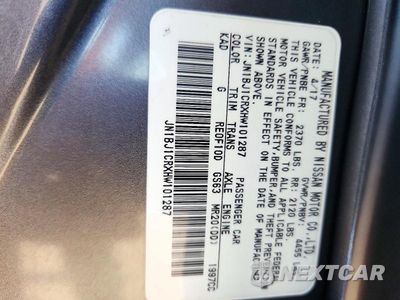 Zdjęcie 14 z 14 samochodu: 2017 NISSAN ROGUE SPORT S VIN:JN1BJ1CRXHW101287 - miniatura