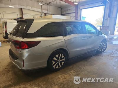 Trzecie zdjęcie samochodu z tyłu: 2025 HONDA ODYSSEY EXL VIN:5FNRL6H6XSB084410 - miniatura