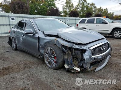 Czwarte zdjęcie samochodu z boku: 2017 INFINITI Q50 RED SPORT 400 VIN:JN1FV7AR4HM870357 - miniatura