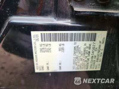 Zdjęcie 12 z 12 samochodu: 2009 NISSAN ALTIMA 2.5 VIN:1N4AL21E49N545027 - miniatura
