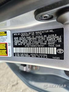 Zdjęcie 13 z 13 samochodu: 2019 TOYOTA CAMRY SE VIN:4T1B11HK6KU189181 - miniatura