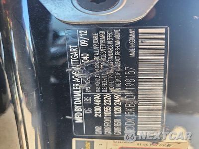 Zdjęcie 12 z 12 samochodu: 2013 MERCEDES-BENZ E 350 VIN:WDDKJ5KB8DF198157 - miniatura