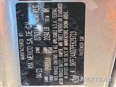 Zdjęcie 12 z 12 samochodu: 2023 KIA FORTE LXS VIN:3KPF24AD7PE629723 - miniatura