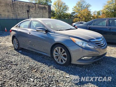 Czwarte zdjęcie samochodu z boku: 2014 HYUNDAI SONATA SE VIN:5NPEC4AC3EH847134 - miniatura