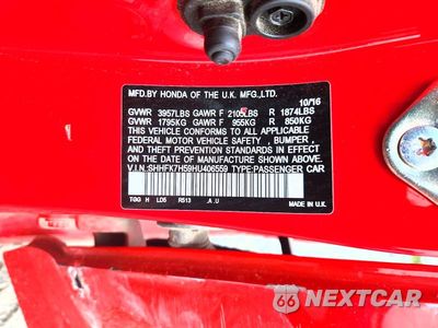 Zdjęcie 12 z 12 samochodu: 2017 HONDA CIVIC EX VIN:SHHFK7H59HU406559 - miniatura