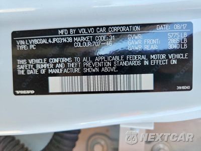 Zdjęcie 12 z 12 samochodu: 2018 VOLVO S90 T8 INSCRIPTION VIN:LVYBC0AL4JP031438 - miniatura