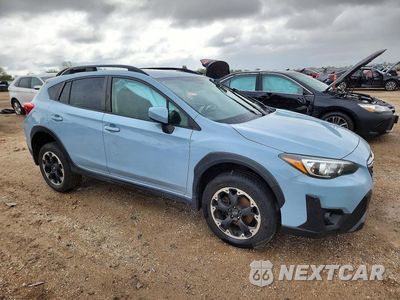 Czwarte zdjęcie samochodu z boku: 2021 SUBARU CROSSTREK PREMIUM VIN:JF2GTAPC9MH377589 - miniatura